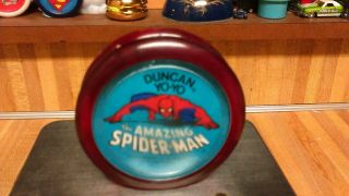 Vintage Duncan Magic Motion Spiderman Yoyo,  1978,  Vg