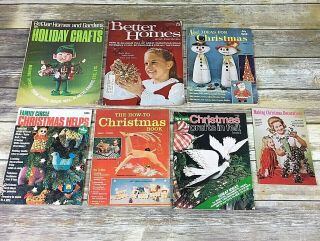 7 Vtg 1960s 1970s Holiday Crafts Magazines Better Homes Family Circle Mccall 