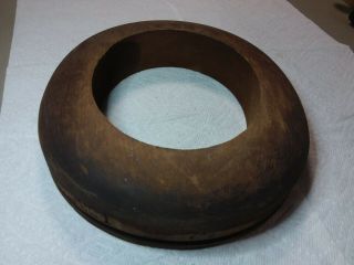 Awesome Vintage Brim Hat Mold Great Patina Size 7 1/4 & 2 3/8.  Stamped 901.