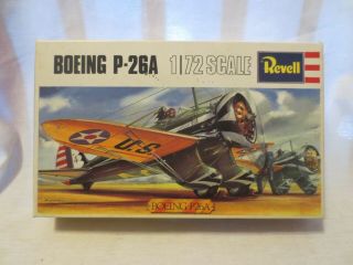 Vintage 1966 Revell 1/72 Model Boeing P - 26a U.  S.  Army Kit H - 656