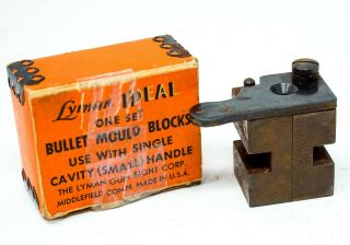 Rare Vintage Lyman Ideal Single Cavity Bullet Mould Blocks - 345 144