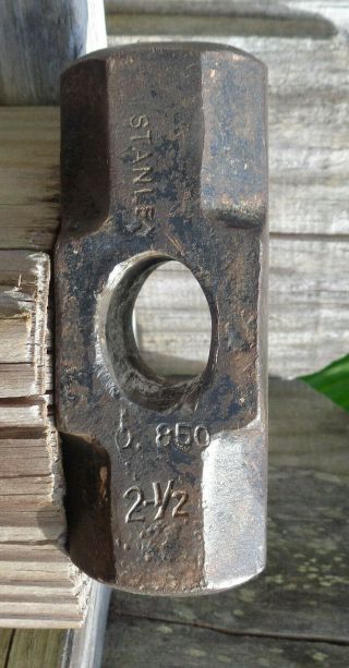 Vintage Stanley 850 2 1/2 Lb.  Octagon Sledge Hammer Head