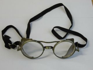 Willson Usa Industrial Safety Vintage Goggles Steampunk Hot Rod Rat Old