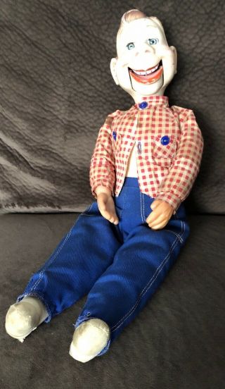 Vintage Ideal Howdy Doody Ventriloquist Doll Dummy 20”