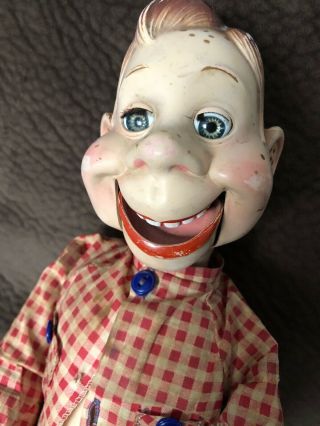 Vintage Ideal Howdy Doody Ventriloquist Doll Dummy 20” 3
