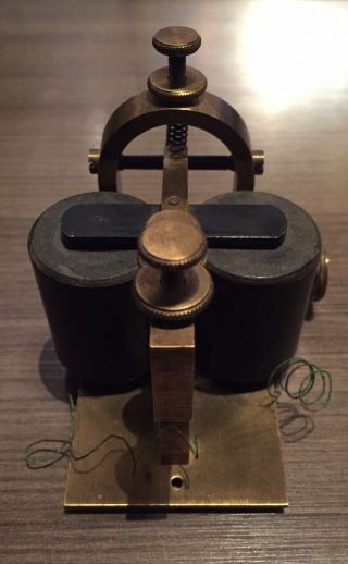 Vintage J.  H.  Bunnell Telegraph Sounder Or Restoration