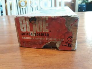 Vintage 1964 GI Joe Action Soldier Early Edition Triple Trade Mark Box Only 5