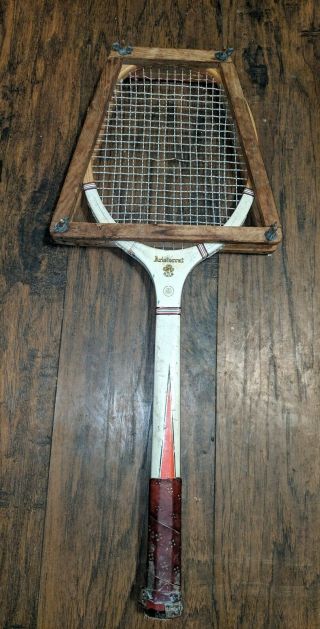 Aristocrat Magnan Racket Corp Vintage Tennis Racket 1904 Fibre Throat