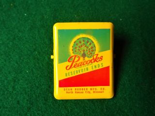 Vintage Peacock Condoms Advertising Bill Clip