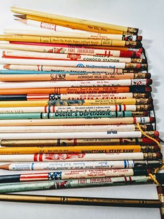Vintage Advertising Pencils Mostly Minnesota