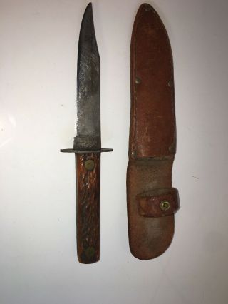 Vintage Antique York Knife Co.  Hammer Brand Hunting Knife