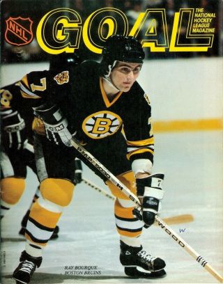 Nov.  15,  1980 Pittsburgh Penguins Vs.  Boston Bruins Goal Game Program Vintage