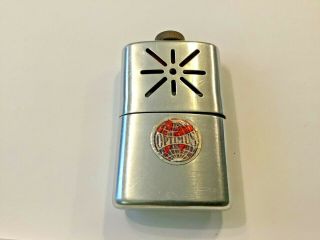 Vintage Optimus Hand Warmer Orig.  Label And Pouch