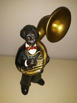 Vintage Enesco All That Jazz Tuba Player Figurine