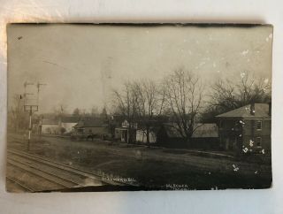 Vintage photos postcard Railroad Depot Train Rosamond,  Illinois Cal Resler Photo 3