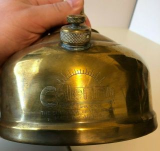 Vintage Brass Kerosene\Oil Lamp converted to Electrical (No Shade) 5