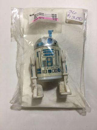 Vintage Star Wars R2 - D2 Dark Blue Complete 1977 Hong Kong
