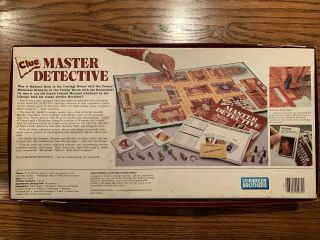 CLUE MASTER DETECTIVE VINTAGE 1988 Parker Bros 100 Complete 2
