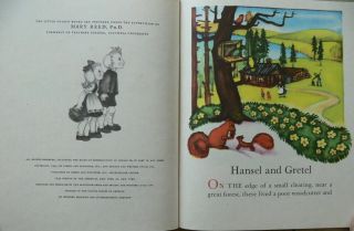Vintage Little Golden Book HANSEL AND GRETEL 42 pages 