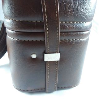 Vintage Brown Leather SLR - 1500 Camera Bag W Strap 8
