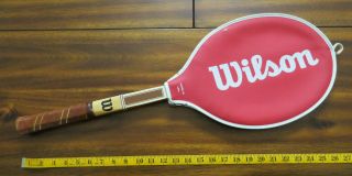 Vintage Wilson Stan Smith Capri Tennis Racquet W/ Cover