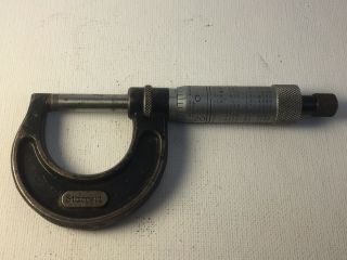 Vintage Starrett Micrometer No.  436 1 Inch