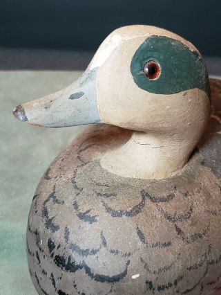 Vintage 13 Inch Wood Wooden Duck Decoy Signed Keith Lockwood Widgeon Drake 8