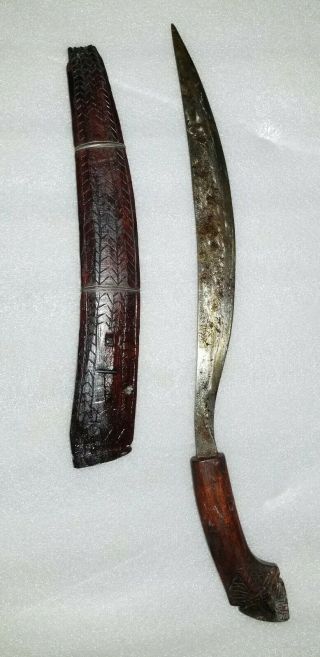 Old Vintage Philippine Talibong Sword Knife - Not Kris,  Keris,  Kampilan,  Bolo