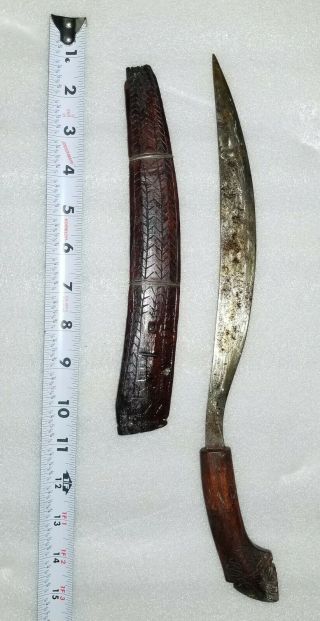 Old Vintage Philippine Talibong Sword Knife - Not Kris,  Keris,  Kampilan,  Bolo 4