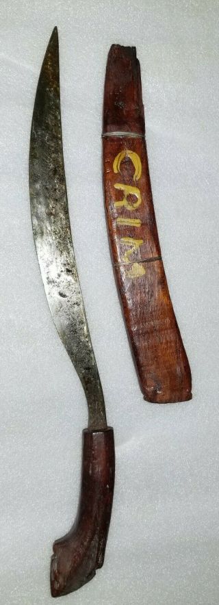 Old Vintage Philippine Talibong Sword Knife - Not Kris,  Keris,  Kampilan,  Bolo 5