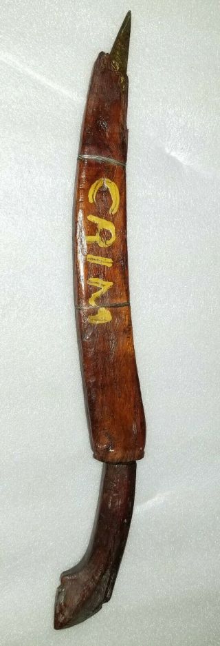 Old Vintage Philippine Talibong Sword Knife - Not Kris,  Keris,  Kampilan,  Bolo 6