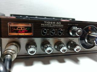 Vtg Tiger 40a CB Radio Pearce - Simpson Wood Grain 1977 Japan - VGC 5