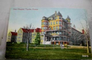 Kansas Ks State Hospital Topeka Postcard Old Vintage Card View Standard Souvenir