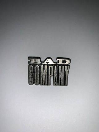 Vintage Bad Company Tour Pin