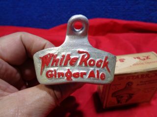 Vintage White Rock Ginger Ale Soda Pop Bottle Opener Starr X