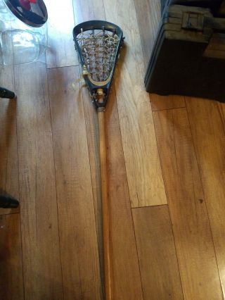Vintage Wooden Geneseo State Lacrosse Stick