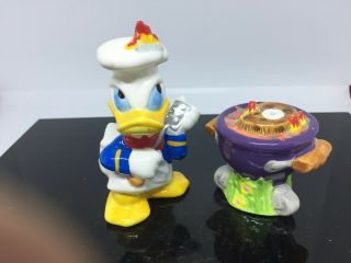 Vintage Disney Donald Duck Barbecue Salt And Pepper Shakers