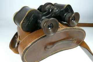 Old Vintage Ross London Stereo Prism Binocular Power=8 Binoculars