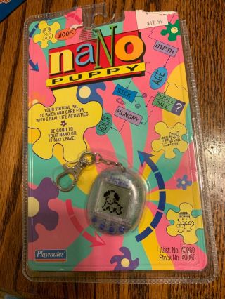 Vintage 1997 Nano Pets Puppy Open Box