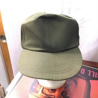 Vintage Cold War Era Vietnam Us Army Ballcap Style Od Green Hat Sz 7