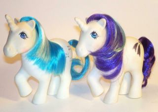 Vintage G1 Hasbro My Little Pony Majesty Unicorn Dream Castle Ponies