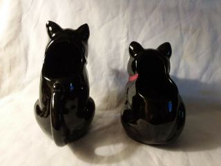 VINTAGE SHAFFORD REDWARE BLACK CAT CREAMER AND SUGAR BOWL in 2