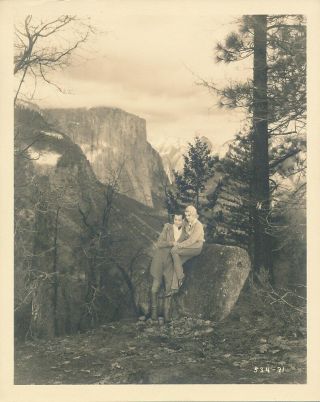 Robert Montgomery Constance Bennett El Capitan Yosemite Vintage 