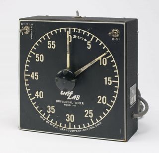 Vintage Gralab Universal 60 Minute Darkroom Timer External Switch Outlet Mod 168