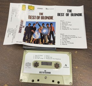 Vintage Singapore Cassette Tape The Best Of Blondie - Ufo 3924