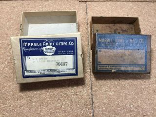 Vintage Marble Arms & Mfg.  Co.  - 2 Boxes Dated 1943