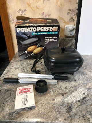 Vtg Potato Perfect By Mr Coffee Quick Potato Baker Maker Oven