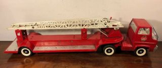 Vintage Tonka Gas Turbine Aerial Ladder Fire Truck Tfd Toy