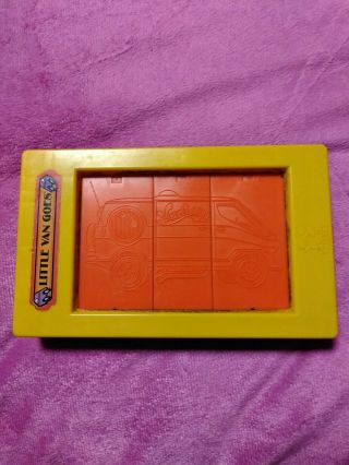 Vintage Tomy Little Van Goes Drawing Kit With 12 Double Sided Plates