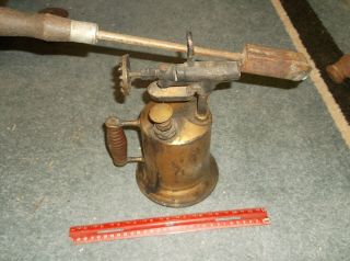 Vintage Blow Torch With Soldering Iron.